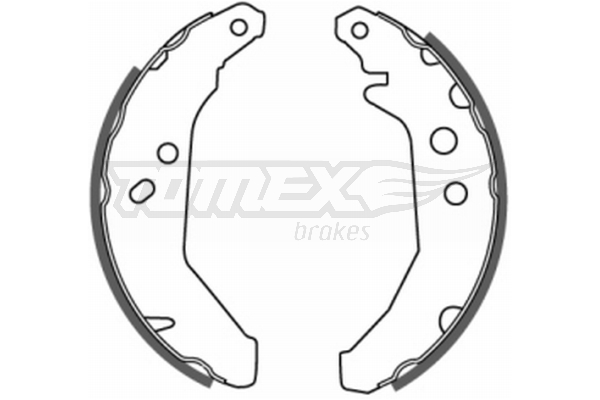 Sada brzdových čeľustí TOMEX Brakes